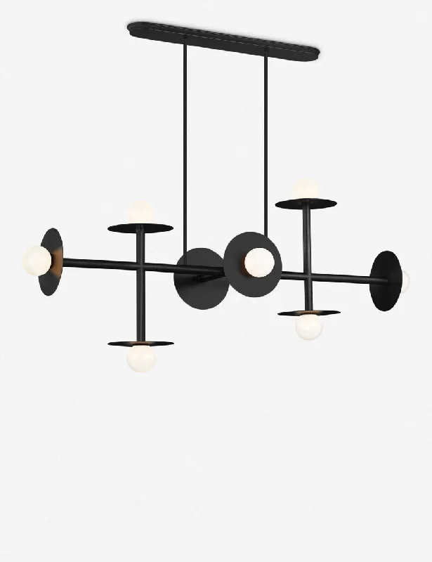 Nodes Large Linear Chandelier by Kelly Wearstler