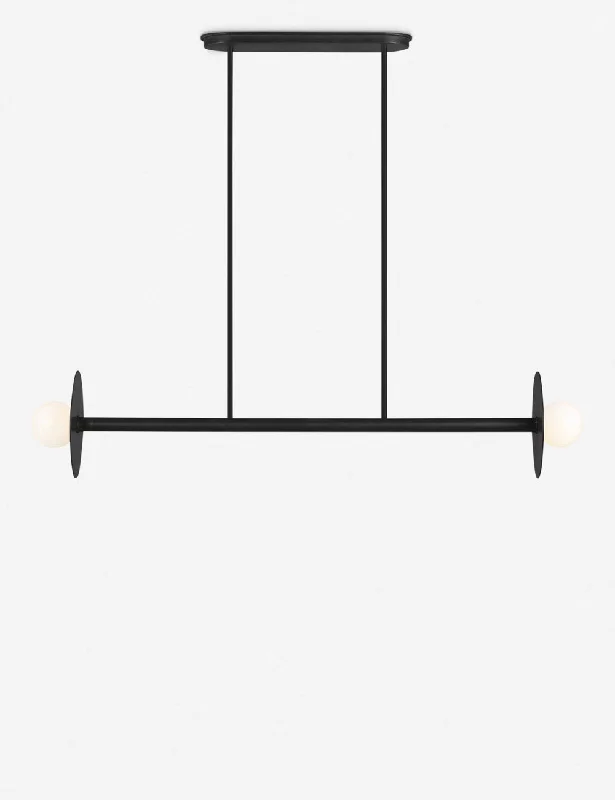 Nodes Medium Linear Chandelier by Kelly Wearstler