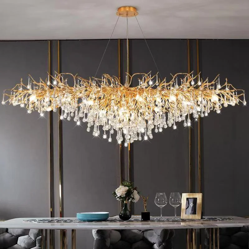 Artpad Rectangular Crystal Chandelier