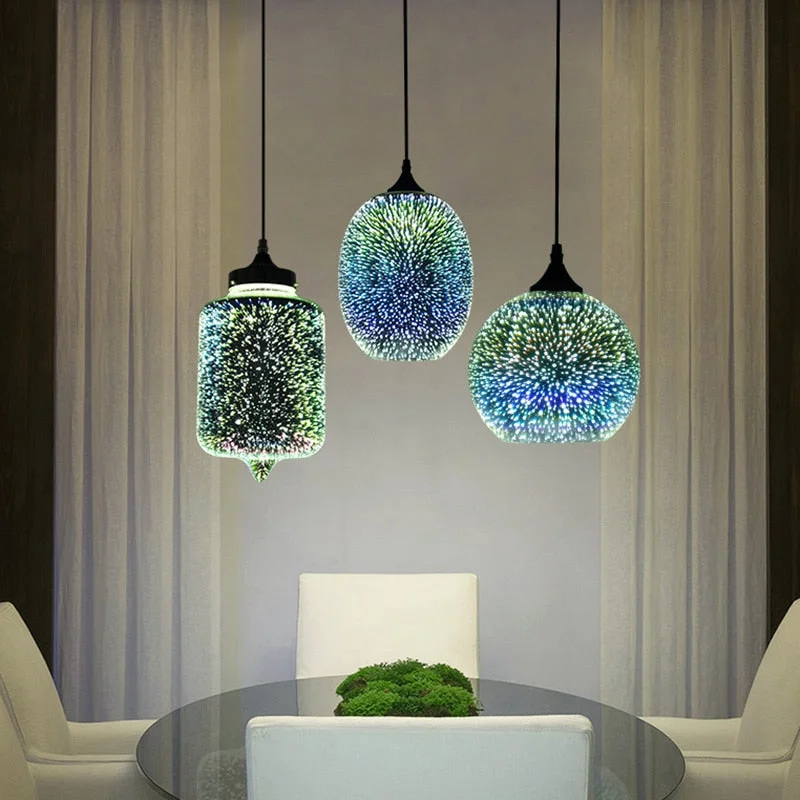 Starry Sky Hanging Glass Chandelier