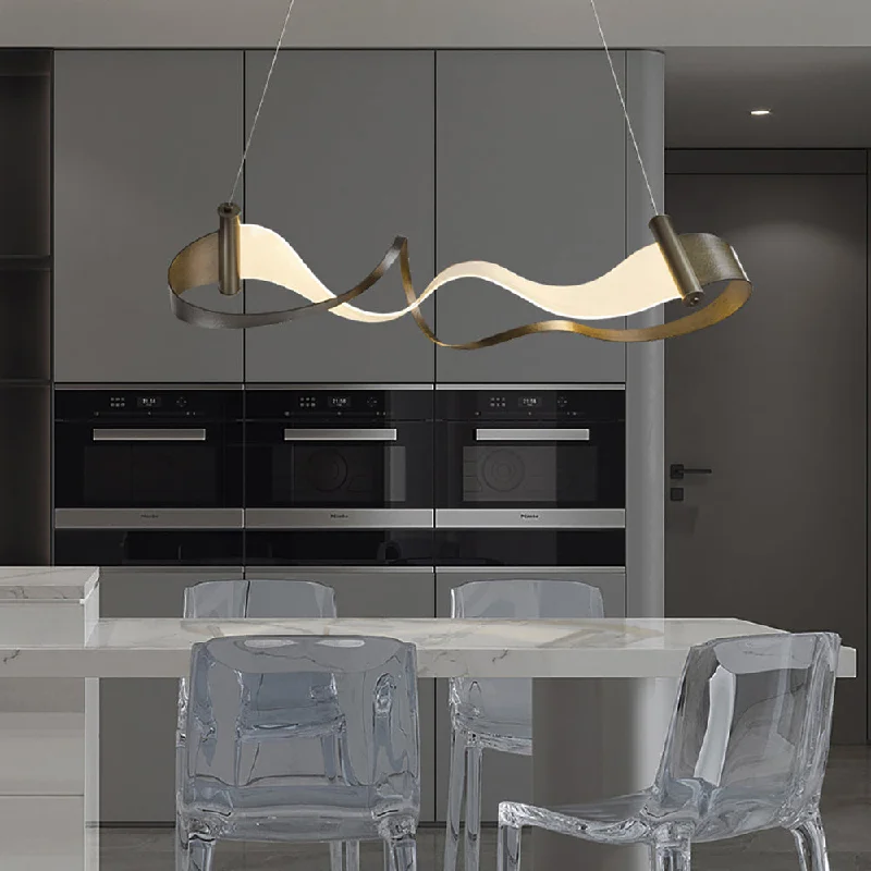 Wave Chandelier: Stylish Lighting for Any Space