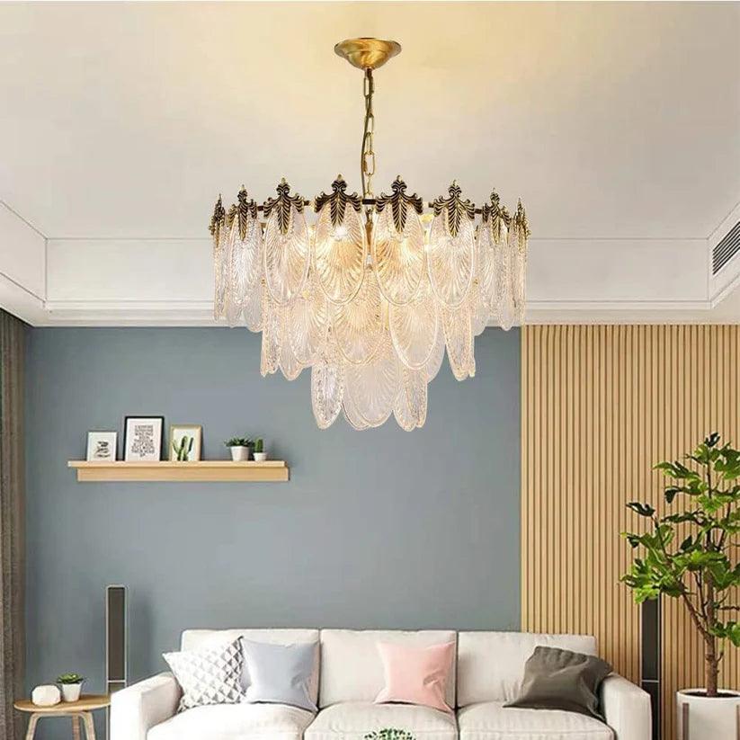 Crystal Leaflet Chandelier