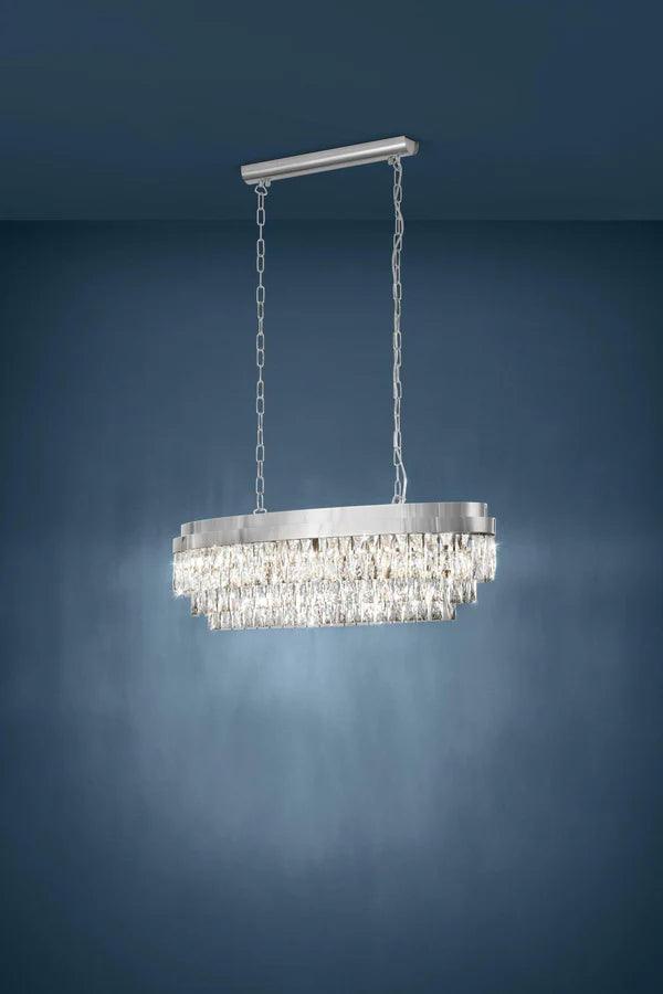 VALPARAISO Chrome Chandelier