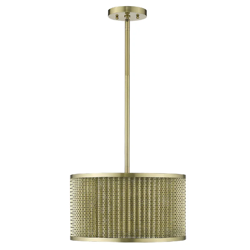 Basetti 4-Light Gold Convertible Pendant