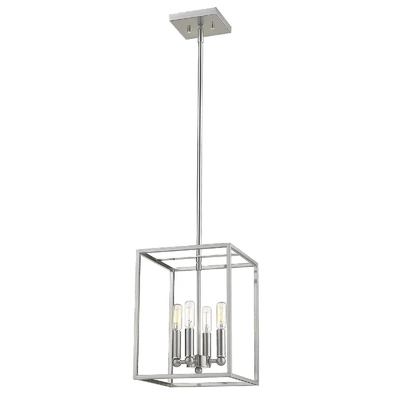 Cobar 4-Light Satin Nickel Pendant