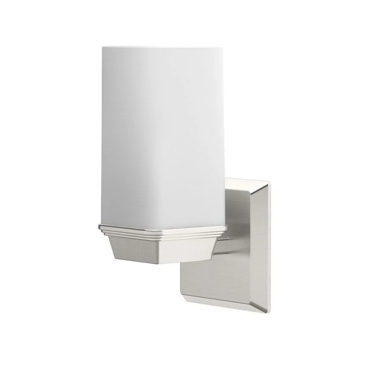 Wall Sconce Single Satin Nickel Medium Base 100W