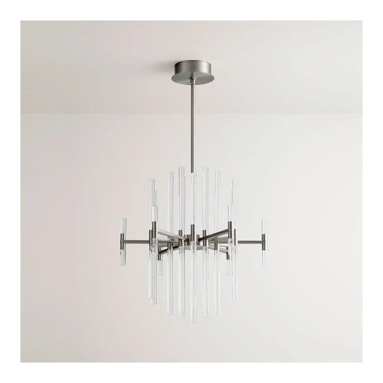 Miro Thirty-Seven-Light LED Chandelier - Satin Nickel