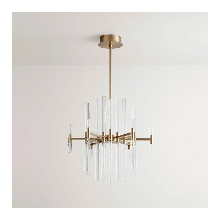 Miro Thirty-Seven-Light LED Chandelier - Aged Brass