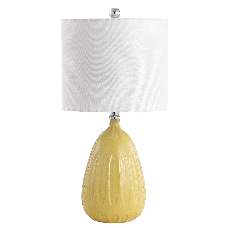 Safavieh Mayson Table Lamp 10" x 10" x 20" Yellow