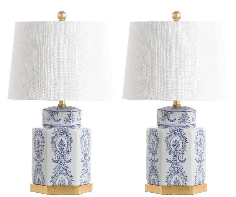 Safavieh Myla Table Lamp 14" x 14" x 23" Blue