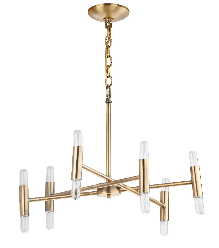 Safavieh Secia Chandelier 22" x 22" x 17 - 89" Gold