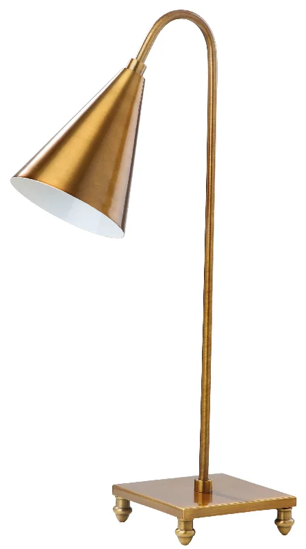 Safavieh Valery Table Lamp 11.5" x 5.25" x 20" Gold