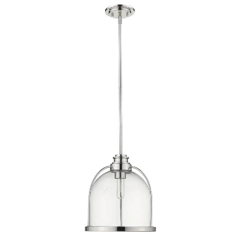 Stanton 1-Light Polished Nickel Pendant