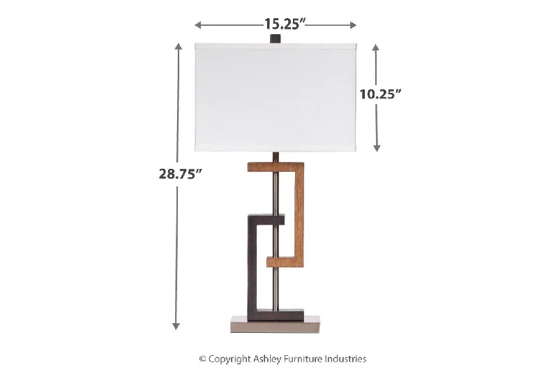 Syler Poly Table Lamp Set of 2 by Ashley Furniture