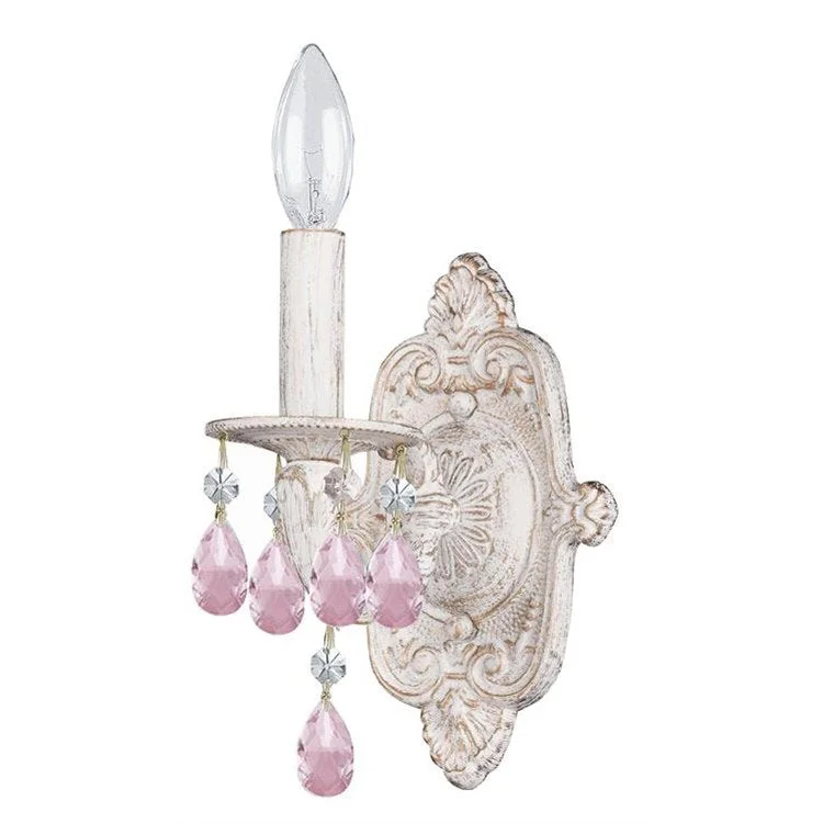 Paris Market Single-Light Rose Wall Sconce