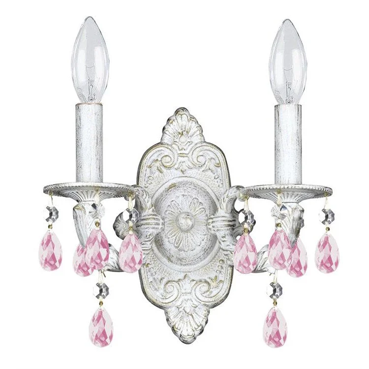 Paris Market Two-Light Rose Wall Sconce