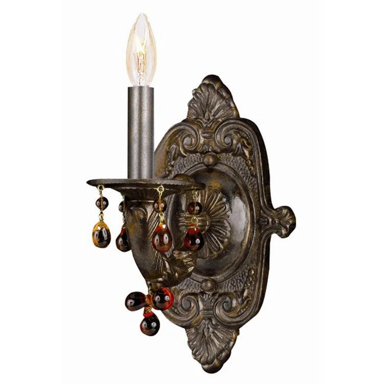 Paris Market Single-Light Amber Wall Sconce