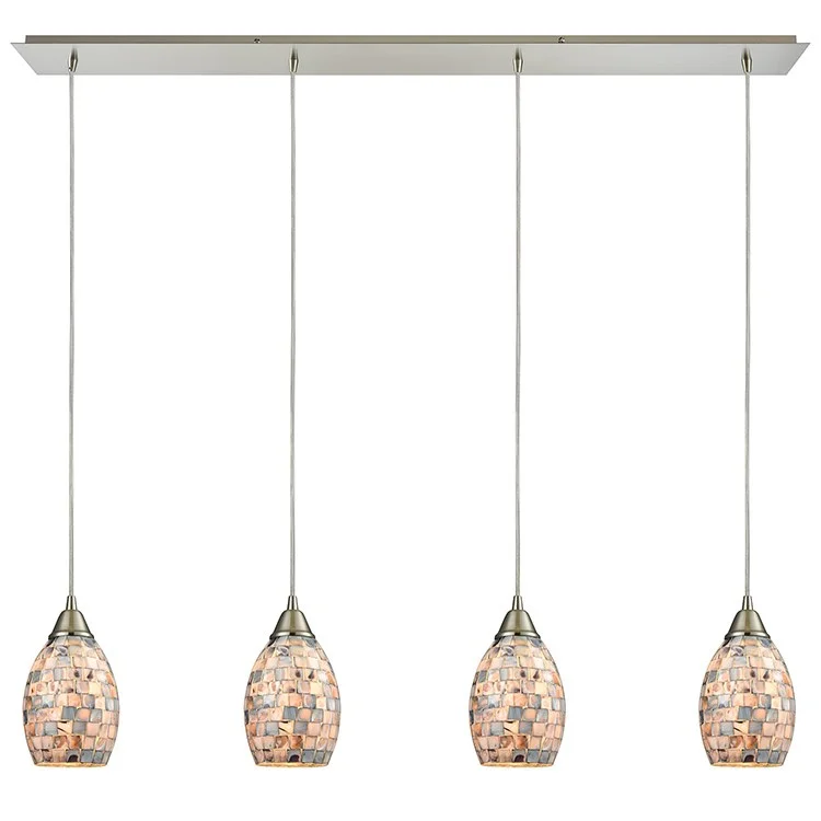 Capri Four-Light Linear Pendant