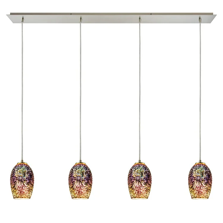 Illusions Four-Light Linear Pendant