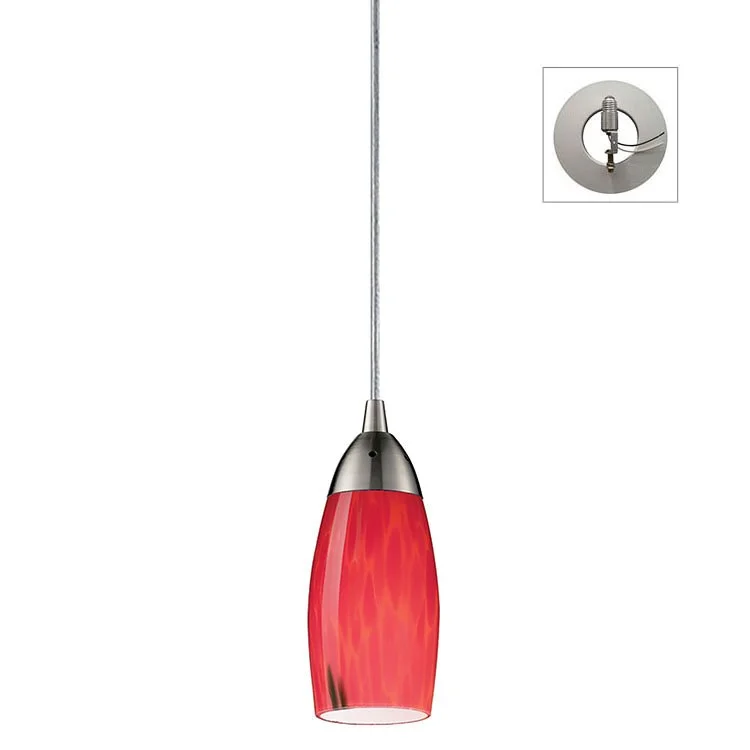 Milan Single-Light Pendant with Recessed Light Kit