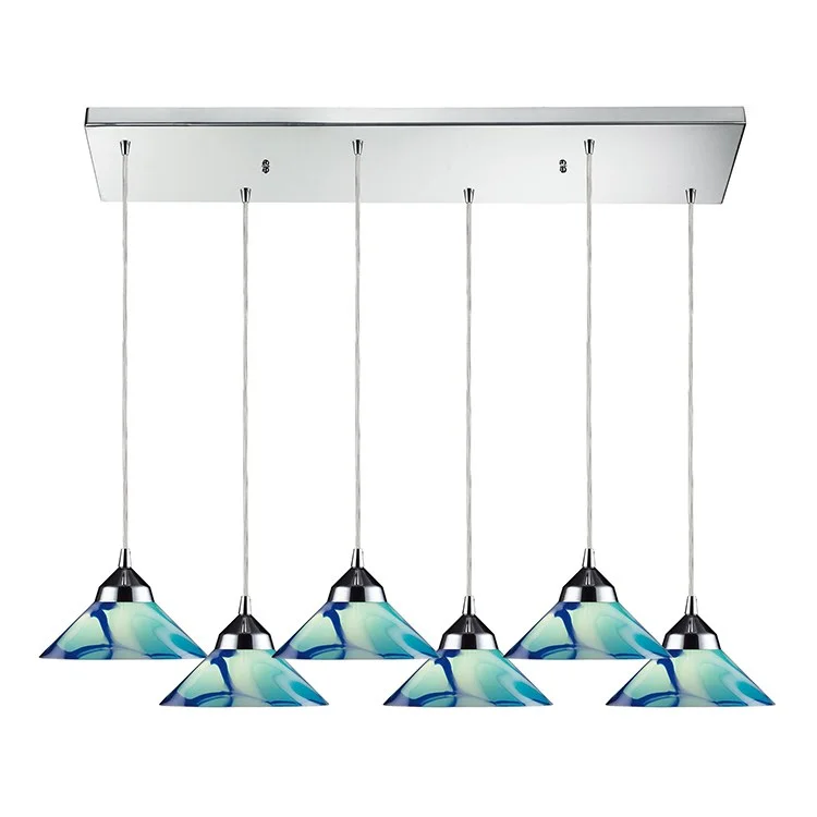 Refraction Six-Light Pendant