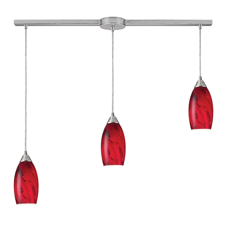 Galaxy Three-Light Linear Pendant