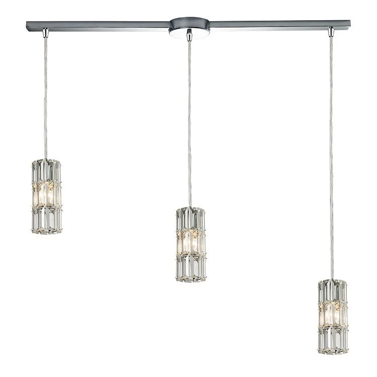 Cynthia Three-Light Linear Pendant