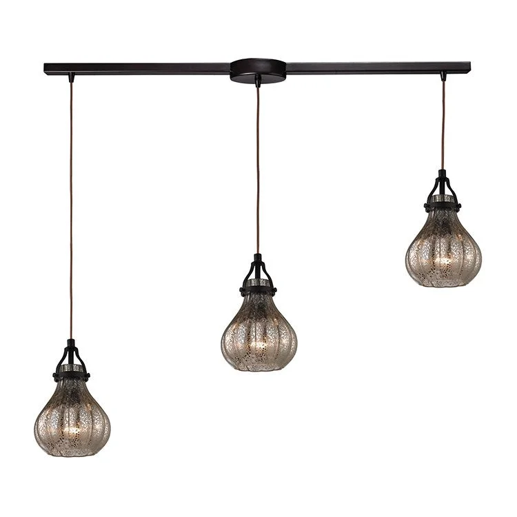 Danica Three-Light Linear Pendant