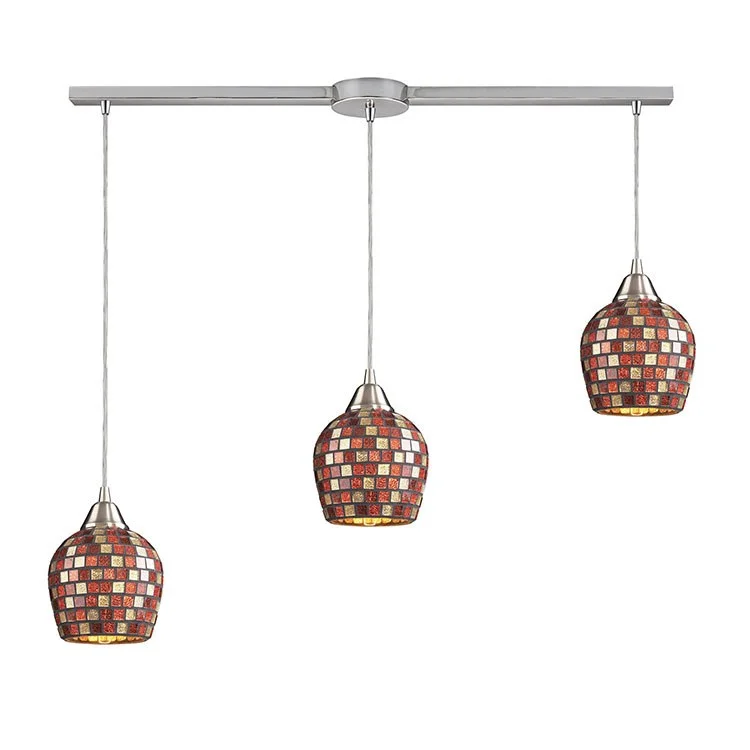 Fusion Three-Light Linear Pendant