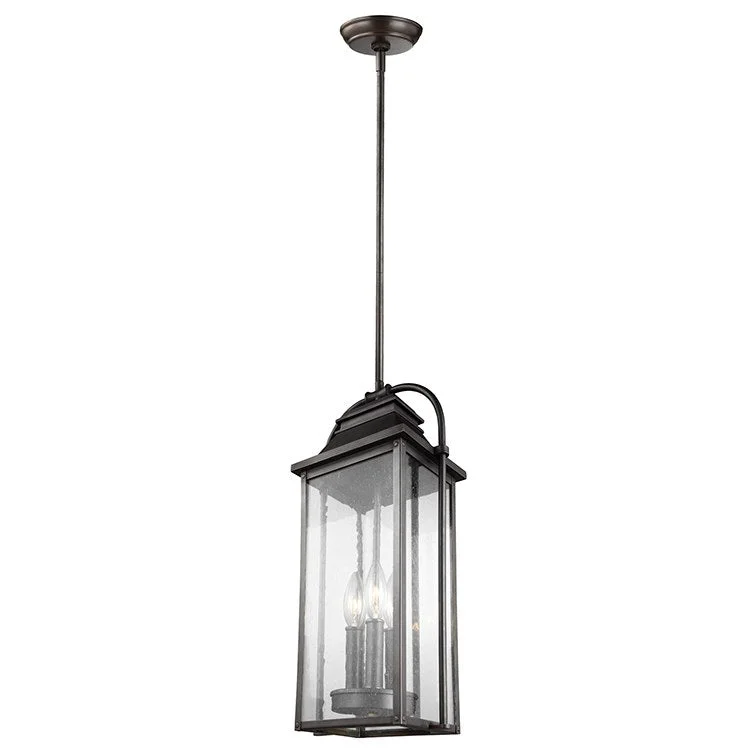 Wellsworth Three-Light Outdoor Pendant Lantern