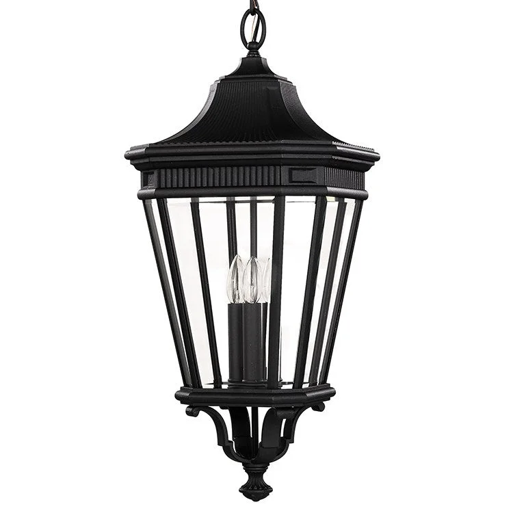 Cotswold Lane Three-Light Outdoor Pendant Lantern