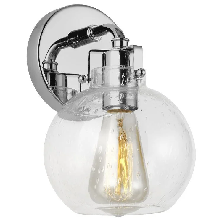 Clara Single-Light Bathroom Wall Sconce