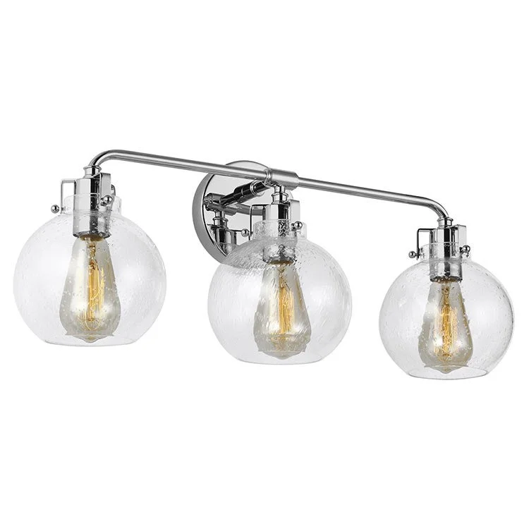 Clara Three-Light Bathroom Vanity Fixture