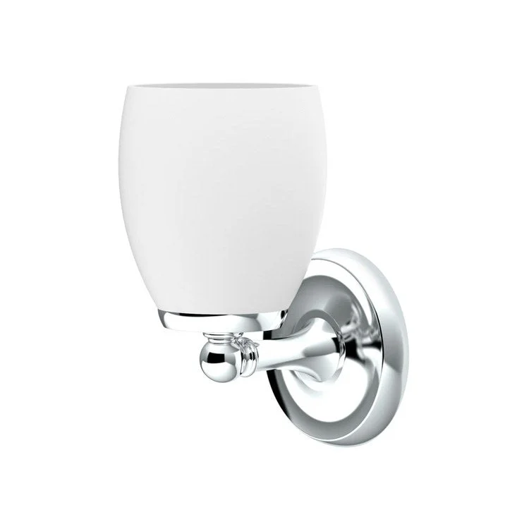 Wall Sconce Designer II Single Chrome Medium Base 100W