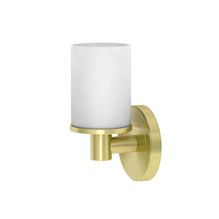 Wall Sconce Latitude II Single Brushed Brass Medium Base 100W