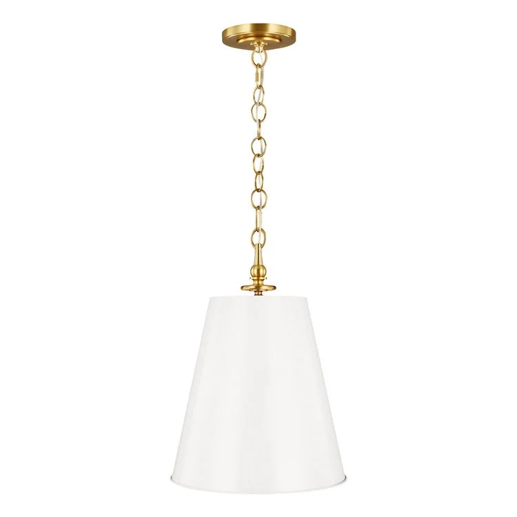 Capri Two-Light Conical Pendant by Thomas O'Brien