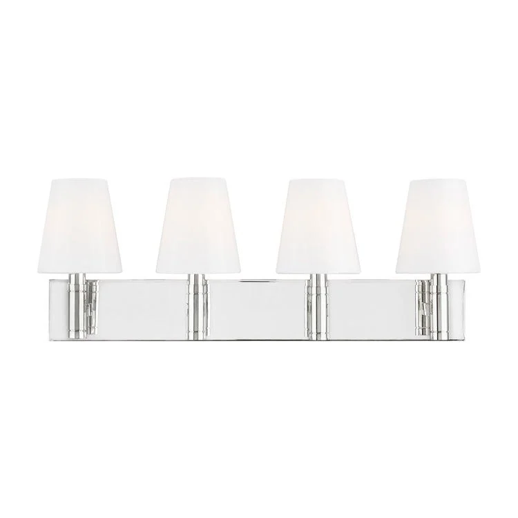 Beckham Classic Four-Light Bathroom Vanity Fixture by Thomas O'Brien