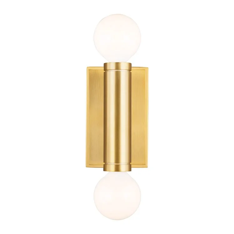 Beckham Modern Two-Light Wall Sconce by Thomas O'Brien