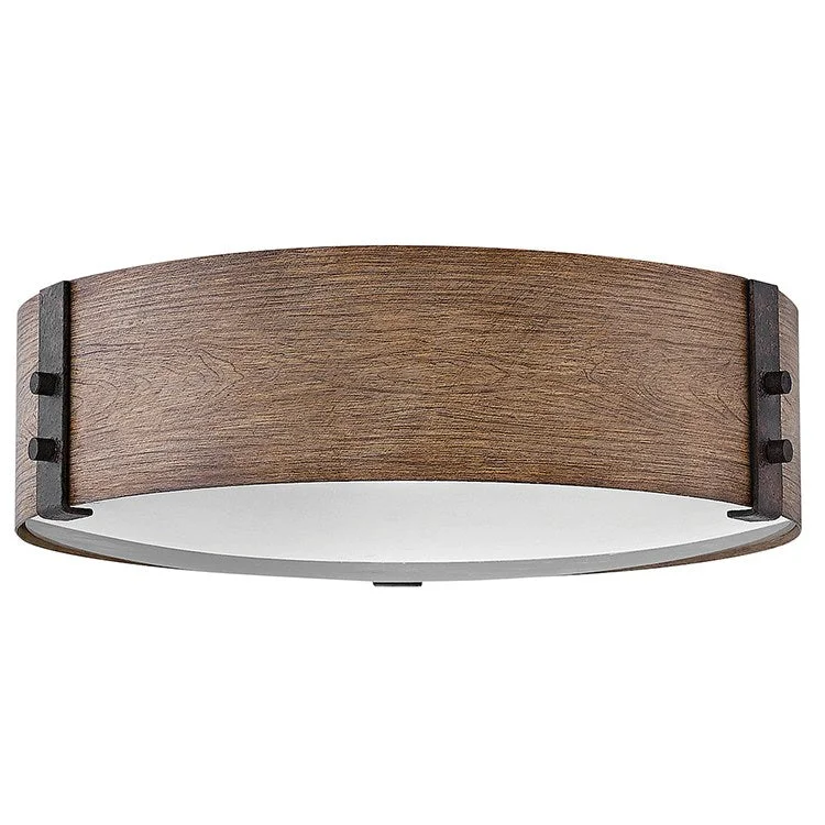 Sawyer Three-Light LED Flush Mount Ceiling Fixture