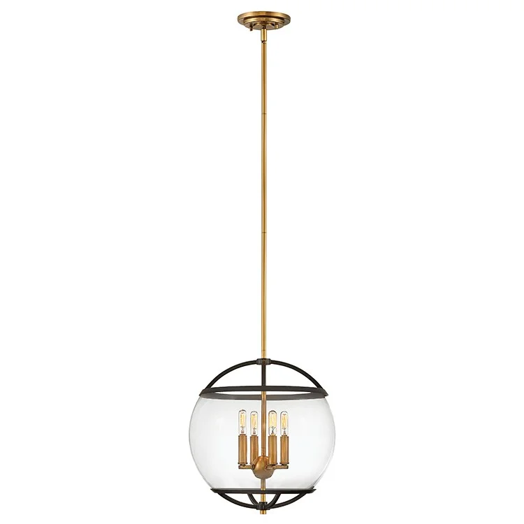 Calvin Four-Light Medium Orb Pendant