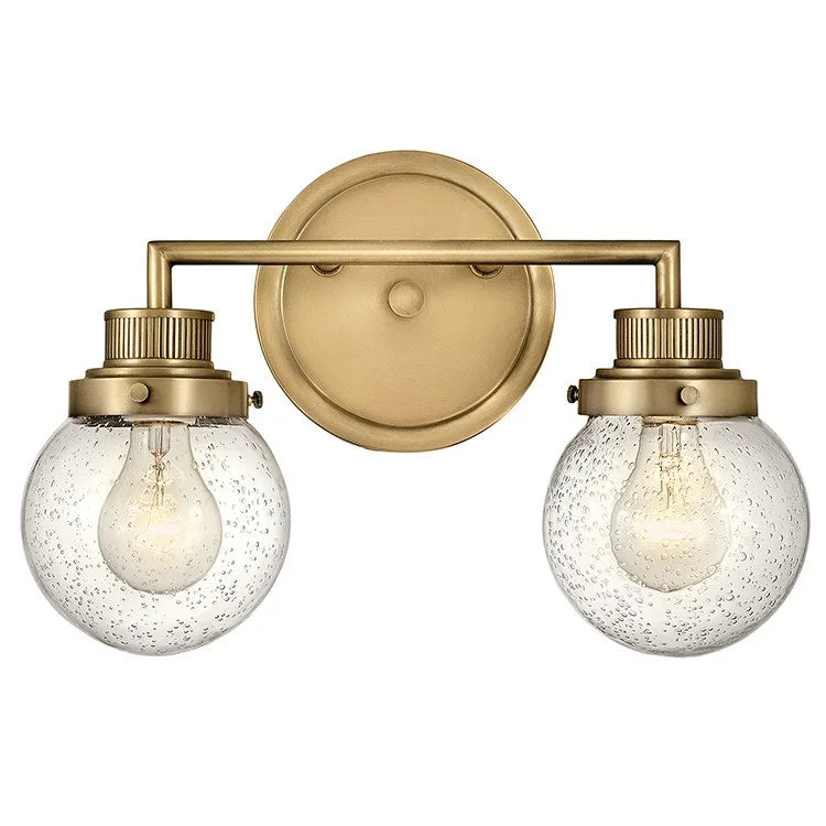 Poppy Two-Light Bathroom Vanity Fixture