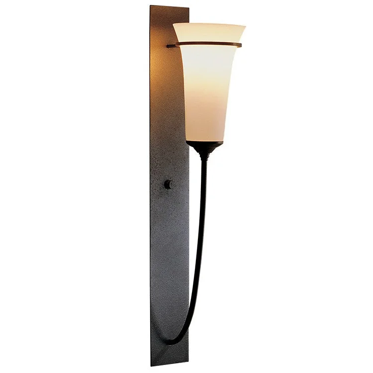 Banded Single-Light Wall Torch Wall Sconce