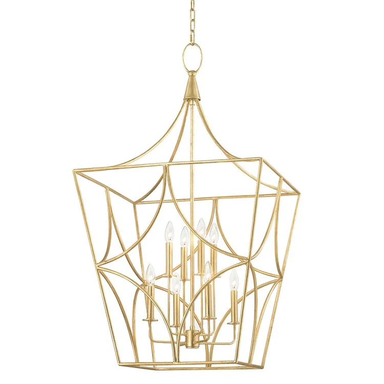 Green Point Eight-Light Large Pendant