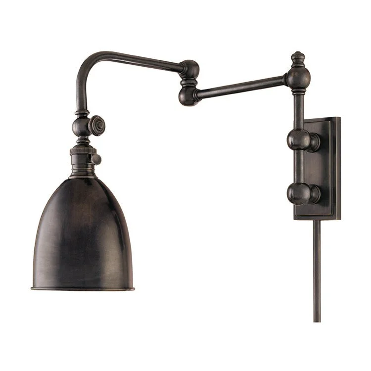 Roslyn Single-Light Wall Sconce with Plug