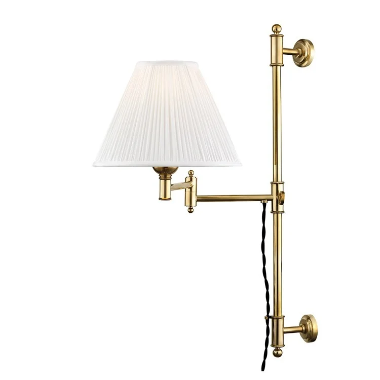 Classic No.1 Single-Light Adjustable Wall Sconce by Mark D. Sikes