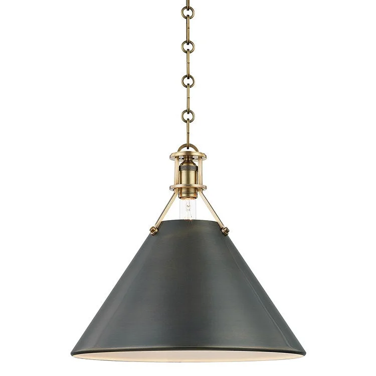 Metal No.2 Single-Light Large Pendant by Mark D. Sikes