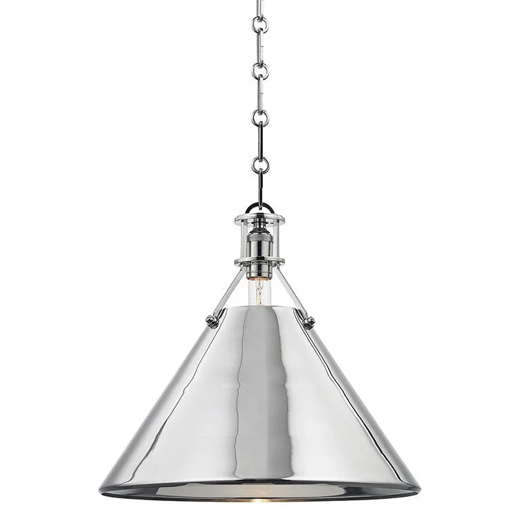 Metal No.2 Single-Light Large Pendant by Mark D. Sikes