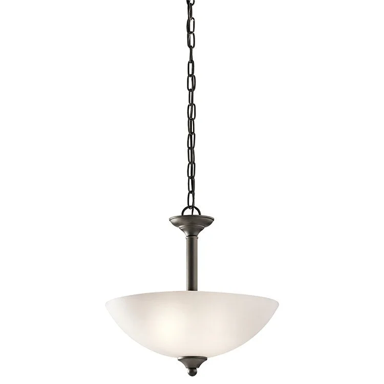 Jolie Two-Light Pendant/Semi-Flush Mount Ceiling Fixture