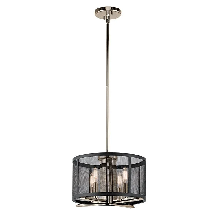 Titus Four-Light Pendant/Semi-Flush Mount Ceiling Fixture