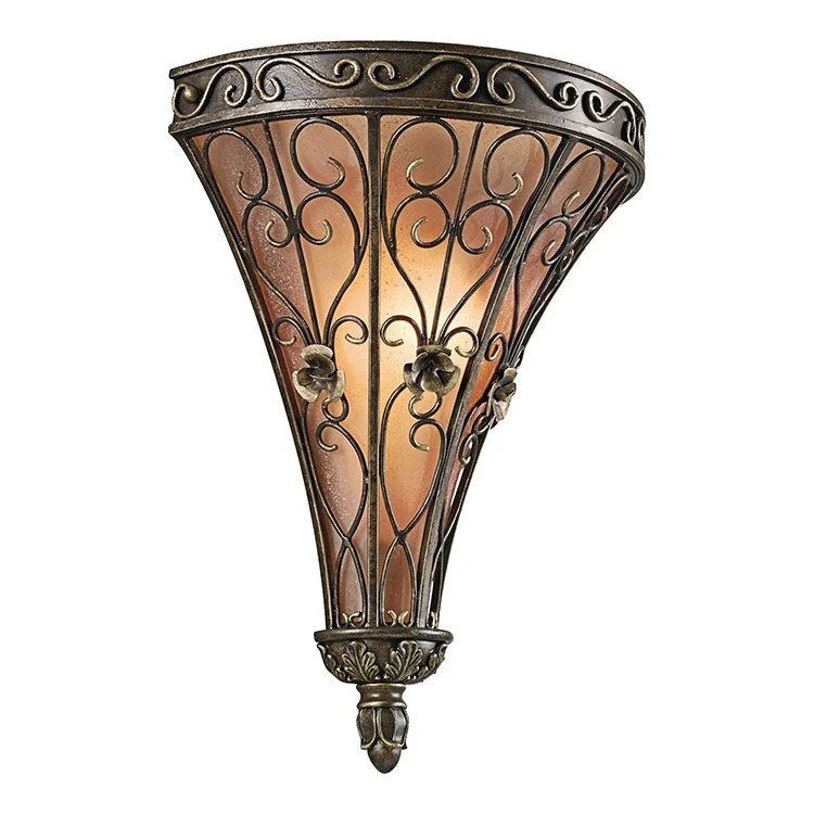 Marchesa Single-Light Bathroom Wall Sconce